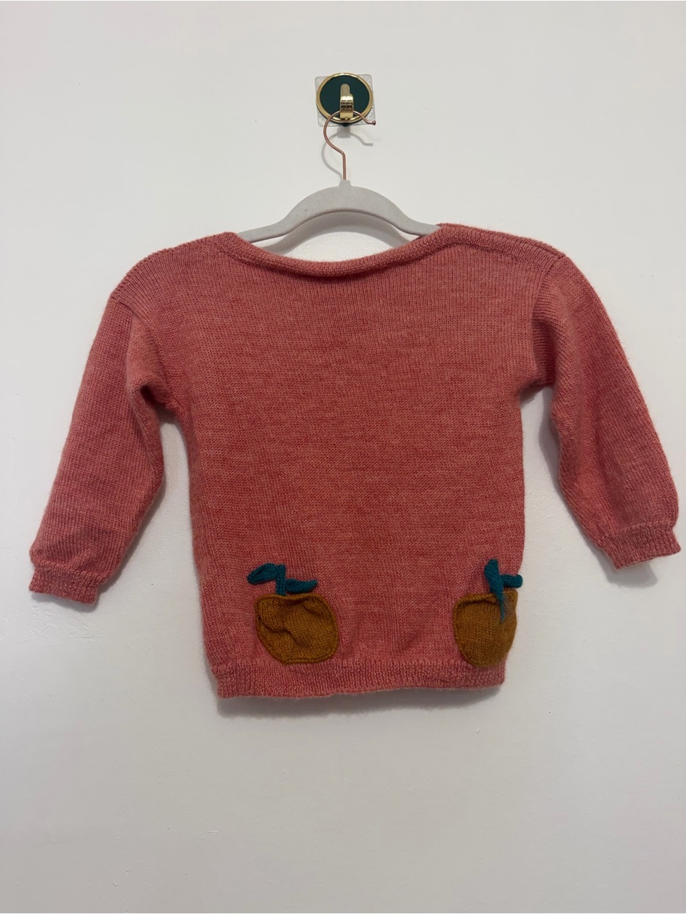 OEUF
KIDS OEUF NYC BABY AND CHILD APPLE POCKETS
SWEATER Peachy Brown color - Picture 2 of 8